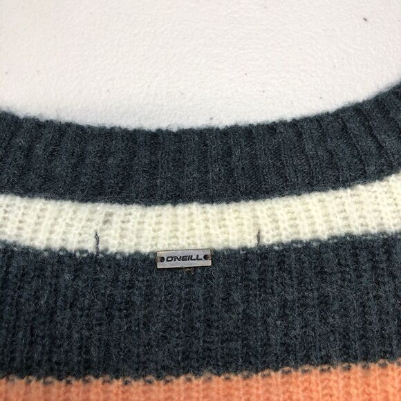 Oneill Women's Size M Sand Dune Striped Long Sleeve Pullover Sweater, NWT - Picture 11 of 11